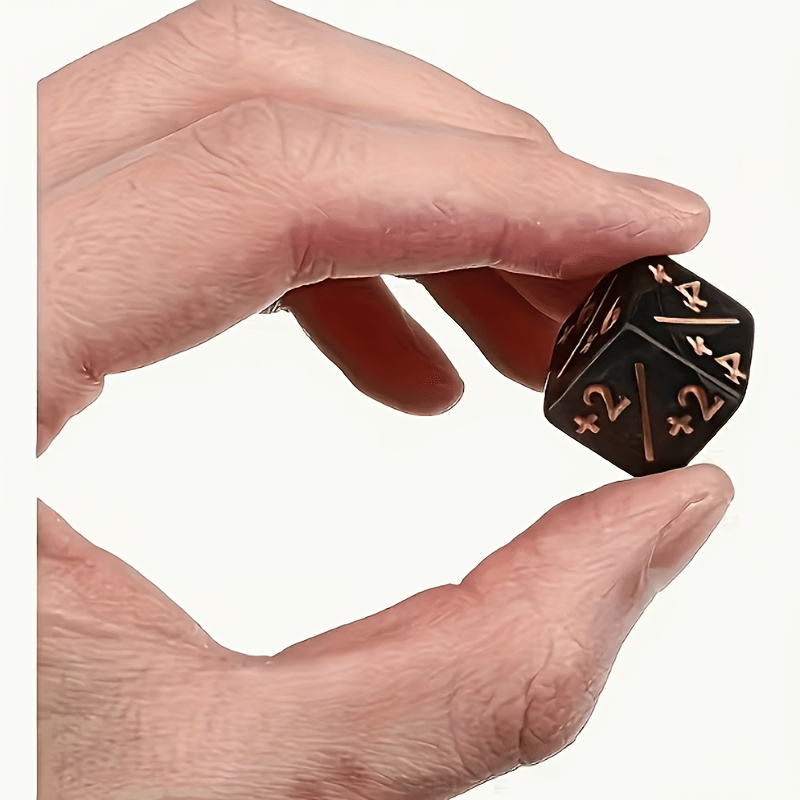 Pearlescent Black Dice Counter, Gaming Accessory