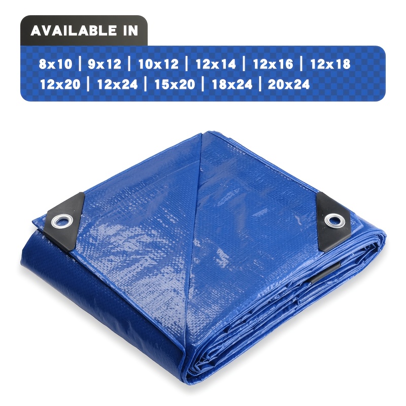 5 mil heavy duty waterproof tarp great waterproof heat insulation   use   camping construction rvs and picnics multiple sizes 8 10 9 12 10 12 12 14 12   18 12 20 12 24 15 20 18 24 20 24