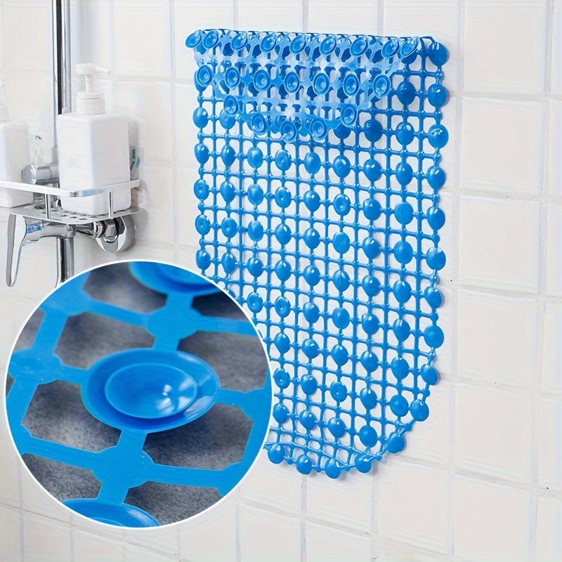 

ultrasecure" 1pc Non-slip Shower Mat With Suction Cups - Odorless, Battery-free, Perfect For Home Use In Kitchen & Bathroom