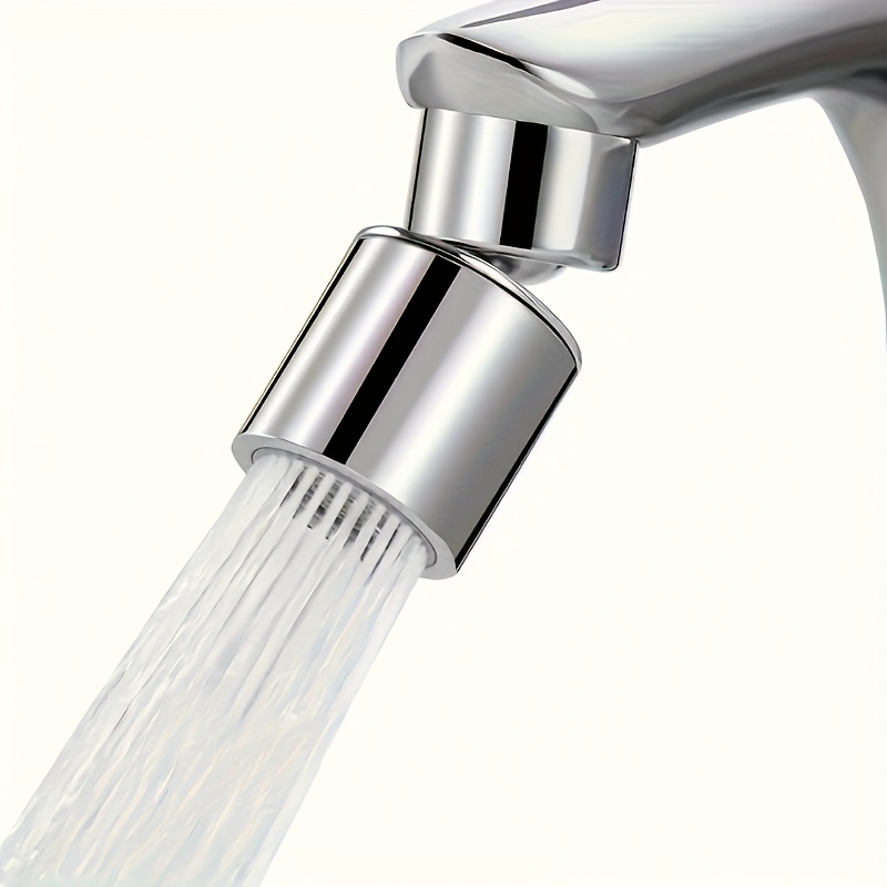 1pc Faucet Extension Accessory. 2 Water . 360° Rotatable Extension, Kitchen Sink Faucet Aerator, Water Nozzle Spray Head, Kitchen Sink Bathroom Washing Basin Sink, Universal Splash Head