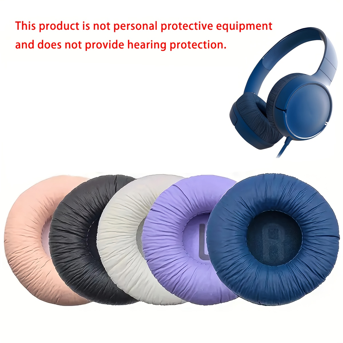 Lot De 5 Coussinets D'oreille En Mousse Douce Pour Casque Jabra Move Wireless - Couleurs Assorties, Neuf