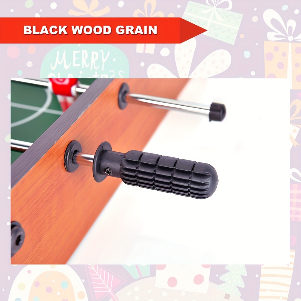  wooden mini foosball table portable tabletop soccer game with high quality rods easy fold store design adults 14 ideal gift for holidays celebrations Product details 2