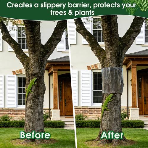 Squirrel Baffle for Tree Trunk, Squirrel Trunk Protector for Bird House And Wooden Post Bird Feeder, Outside Baffle Guard Protector from Squirrel Raccoon Iguana