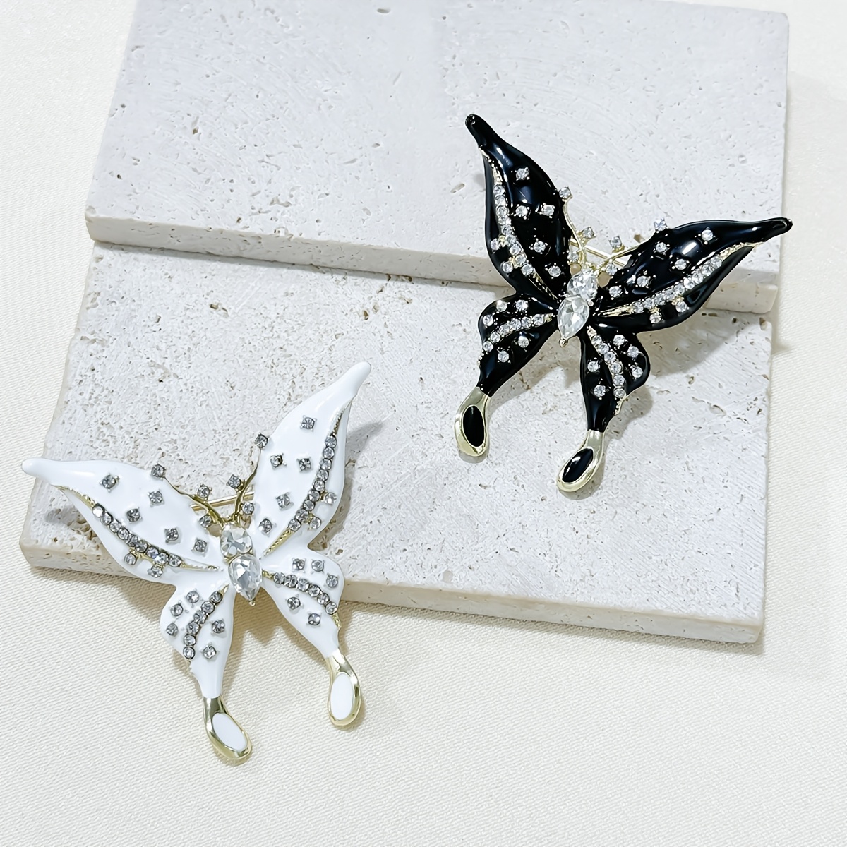 Black Butterfly Brooch for Women, Premium Design Pin