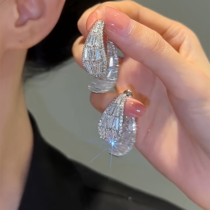 

Drop - Jewelry Silvery , For , And Sophisticated For Women