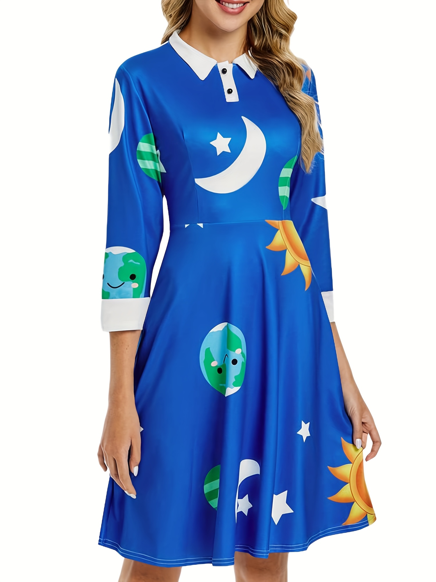 peter pan collar fit and flare dress Peter Pan Collar Fit & Flare Button Coat Ivory / XS main image 0