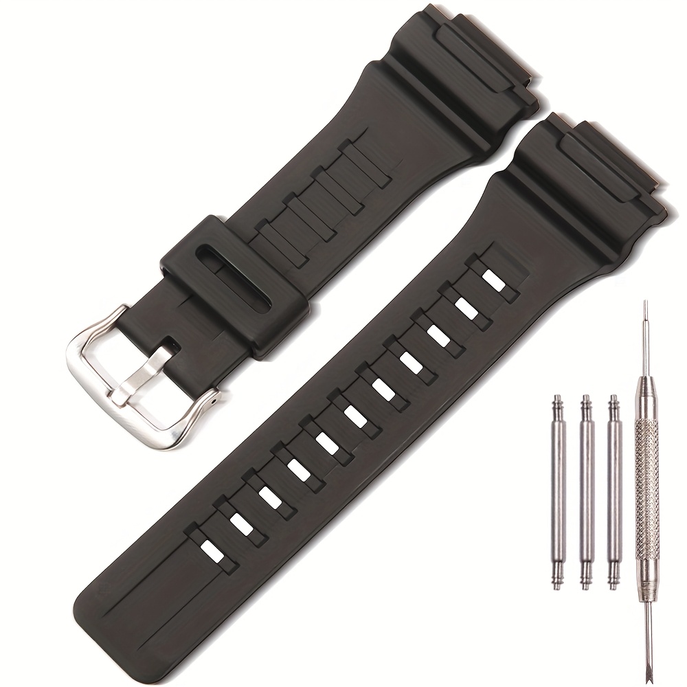 TEMU Suitable For Aq-s810w Aeq110w W735h 736h Tpu Material Sports Waterproof Replacement Student Electronic Watch Strap