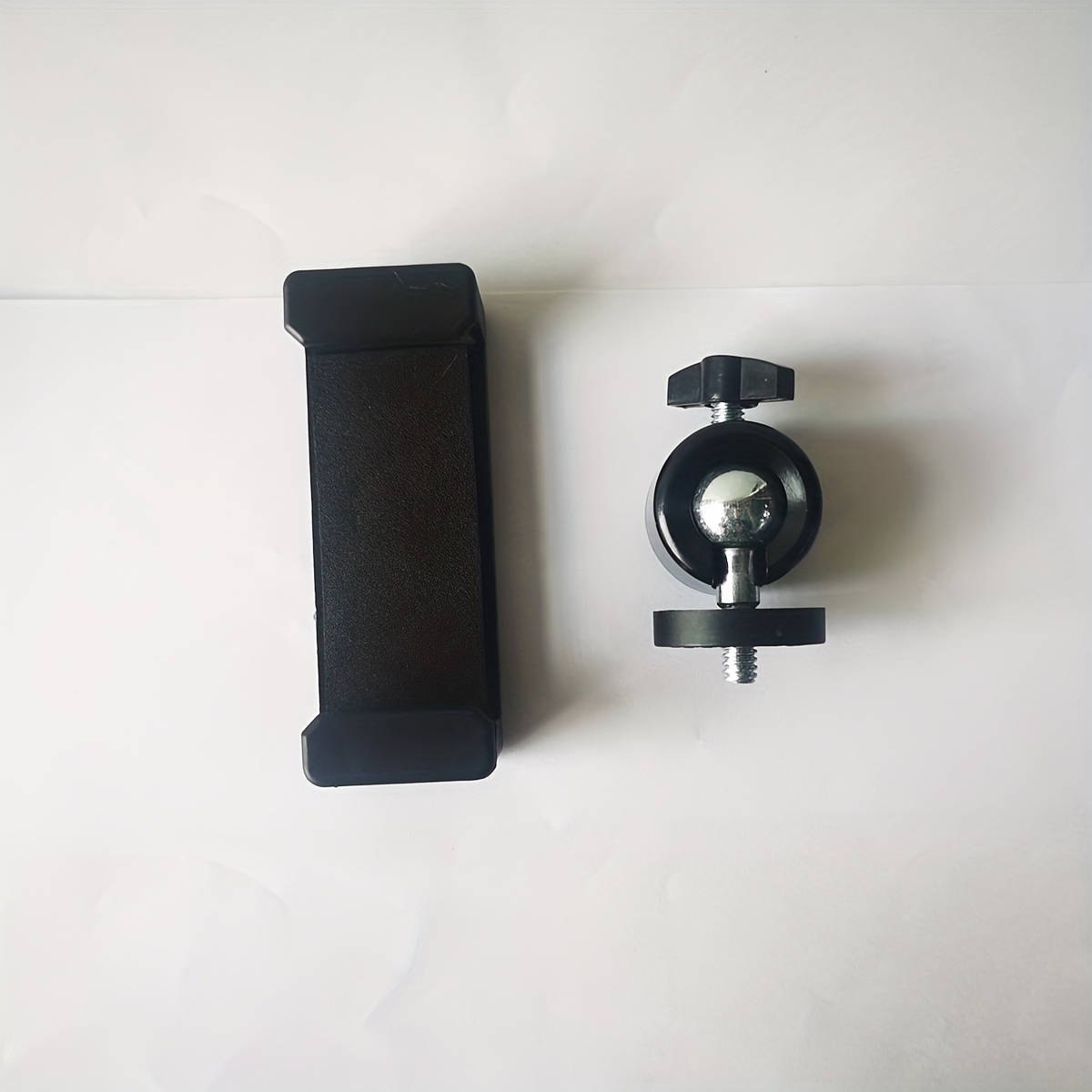 E-shop Metall Gimbal Handy Ständer Stativ Zubehör Handy Stativ Halterung Adapter + 360 Grad Drehbarer Mini Stativ Kugelkopf mit 1/4" Schraube,