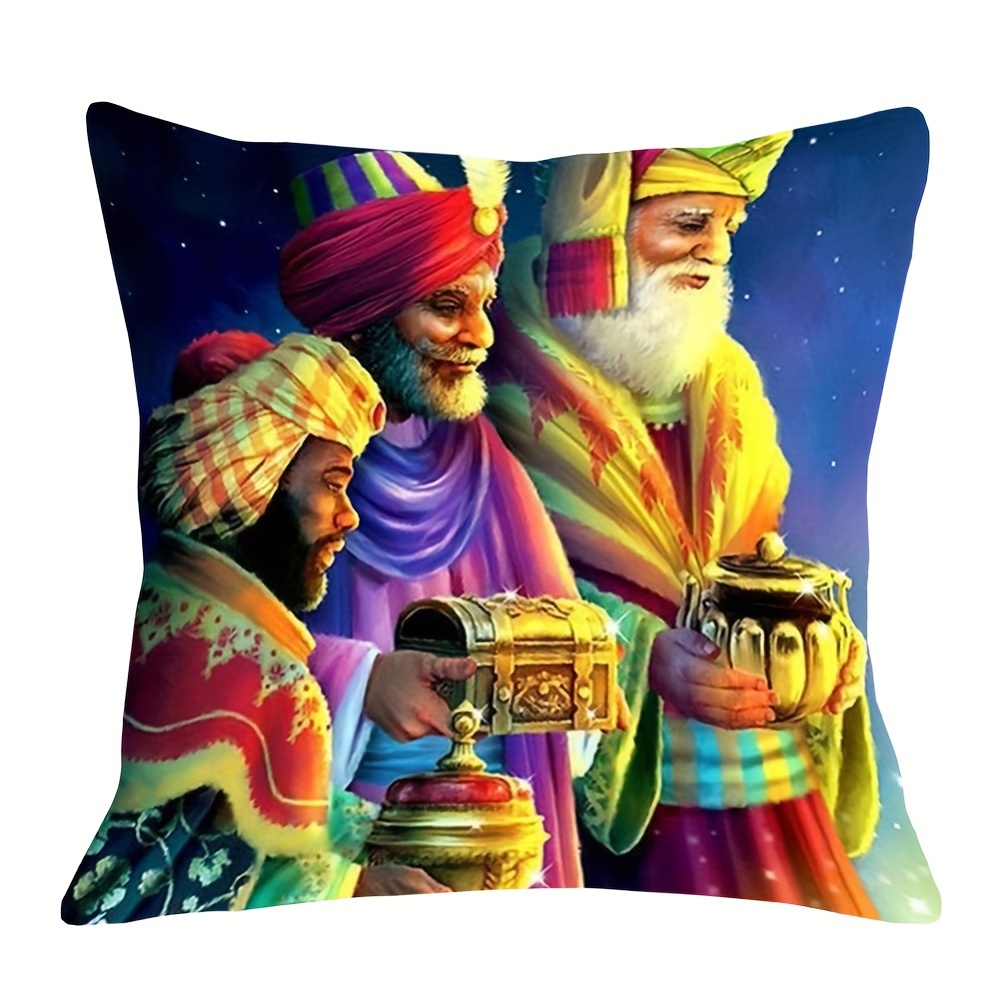 

Christmas Throw Pillow Cover, 18x18 Inch, Super Soft Short Plush , Seasonal Decorative Pillowcase For Home And Gifting, Suitable For 14+ (1pc, Insert Not Included)