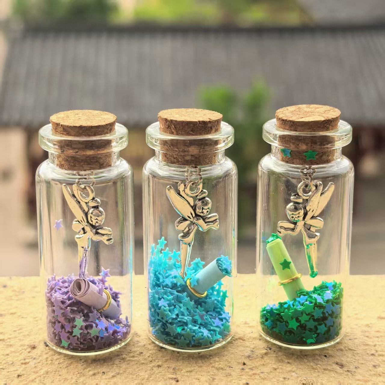 Bottle With Pouch, Fairy's Gift, Fairy Dust