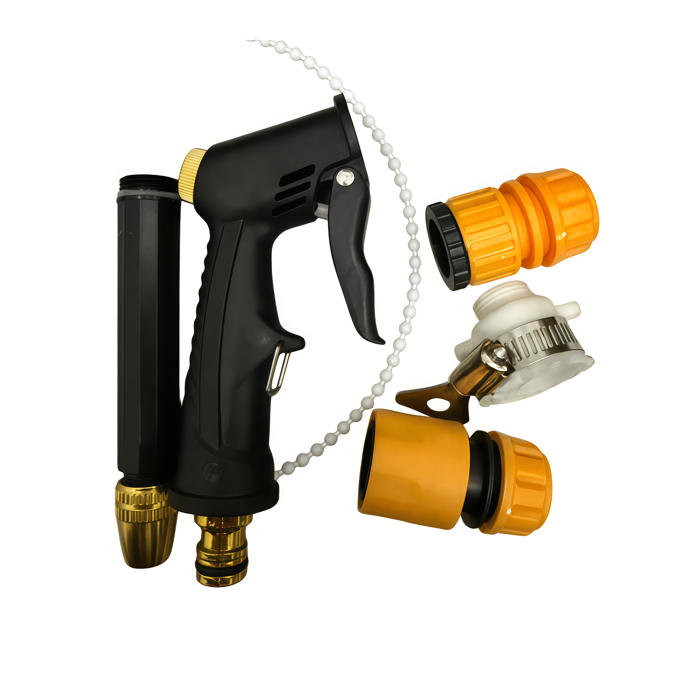 TEMU A High-pressure Water Gun Set, Lightweight And Portable, Designed To Enhance Cleaning Power. It Features A Non-slip Handle, Made Of Durable