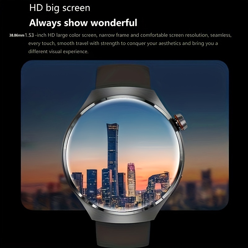 2024 New GPS Sports Track For Smart Watch for Men NFC Wireless Call Men's Watch 360 * 360 HD Screen For Smart Watch Outdoor Sports Fitness Tracker_voghion.com