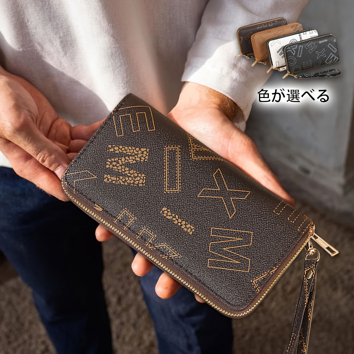 TEMU 【父の日プレゼント、母の日プレゼント】見やすい大容量財布、ベットデザインのレディース財布、カードや現金を収納できる大容量、ソフトなクルチューパース、ハイカパシティ、な韓国デザイン