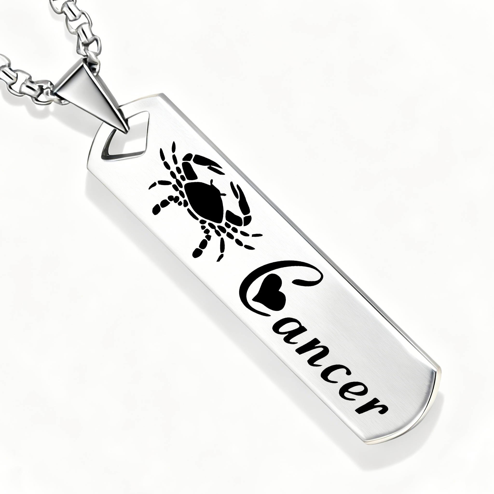 TEMU Nouveau Collier Pendentif Tendance en Acier Inoxydable des 12 du , Accessoire , Convient Cadeau pour , et les de Classe, Un Incontournable pour
