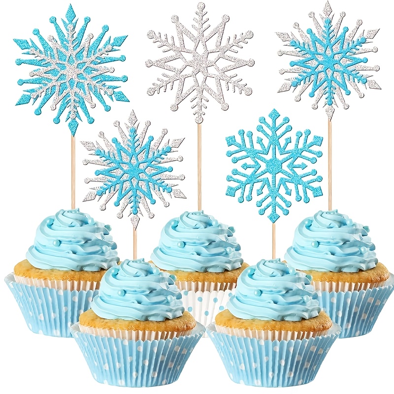 36 Happy Birthday Cupcake Topper – Glitzernde Kuchen-Deko In Violett, 6 Designs, Für Geburtstagspartys