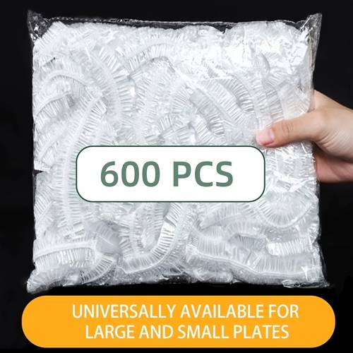 200 600pcs food grade plastic wrap covers for freshness 200pcs colorful disposable food covers fruit and vegetable wrap for kitchen picnic bbq safe for food contact
