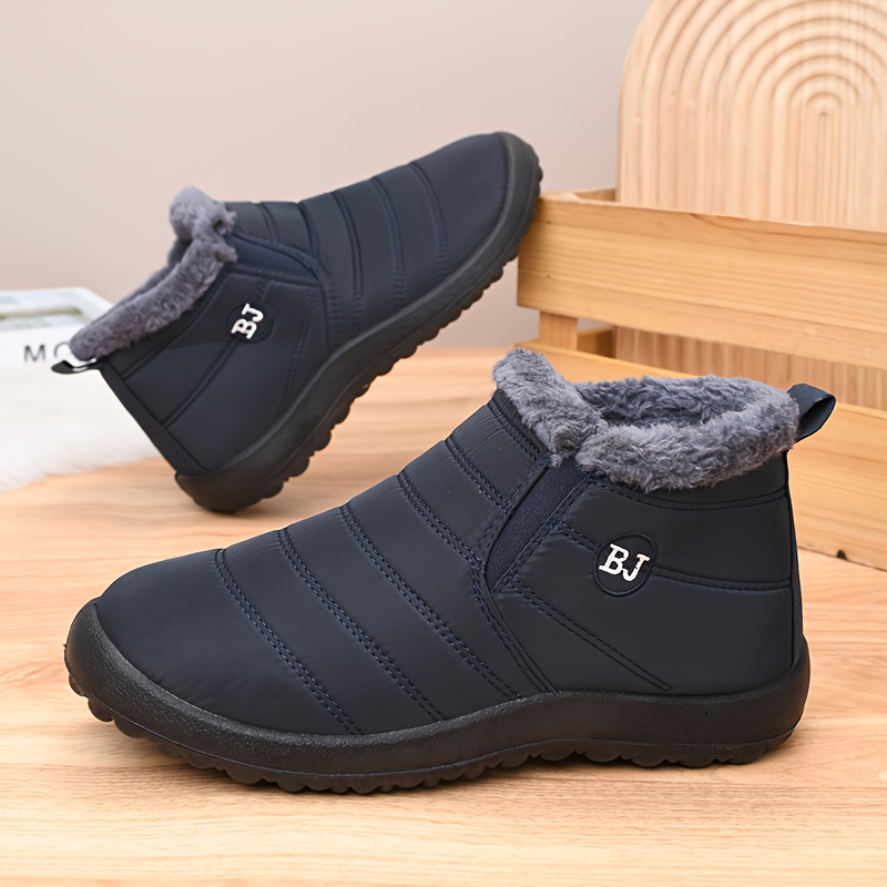 Men's Lightweight Snow Boots with Anti-Slip Soles