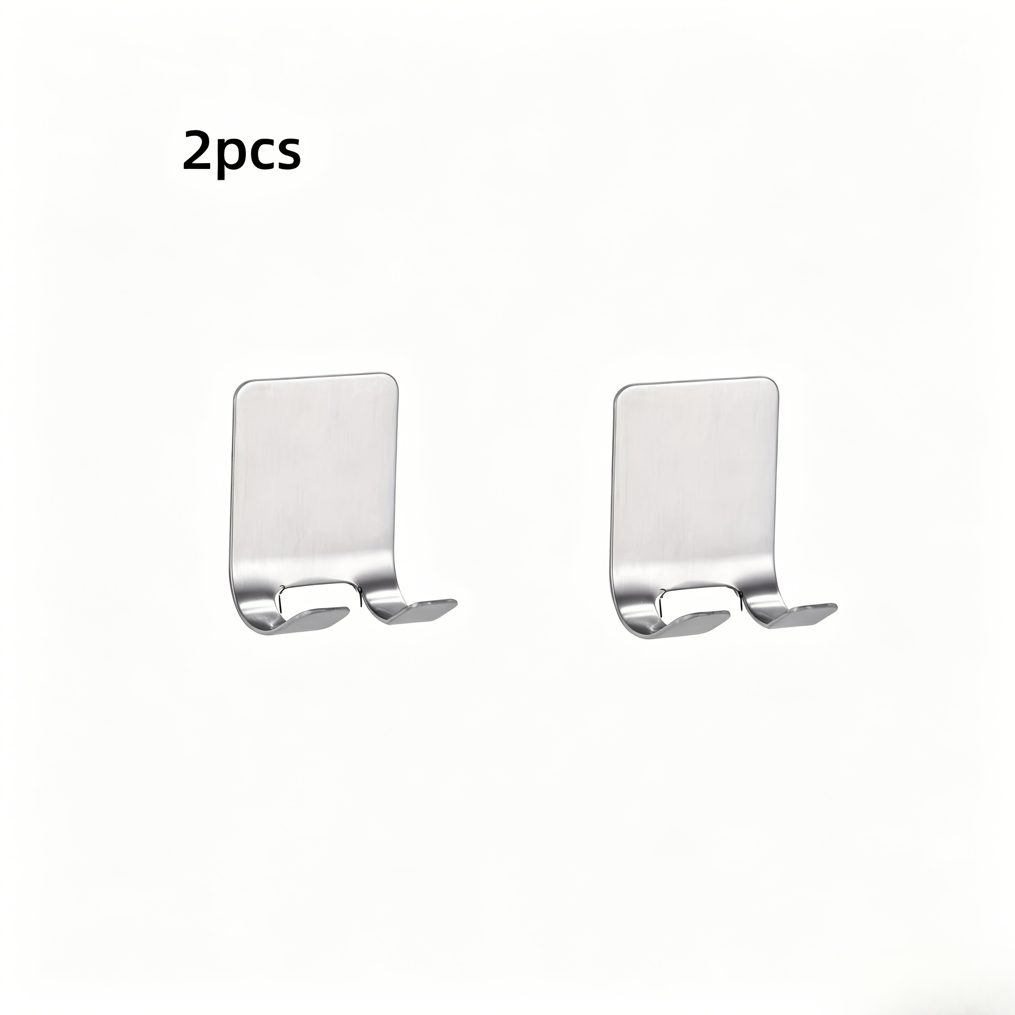 TEMU Paquete de 2 soportes de acero inoxidable para maquinilla de afeitar - Organizador adhesivo de pared para baño, adecuado para maquinillas de