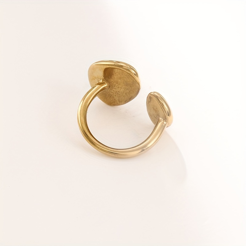 Titanium Steel Fashionable Open Ring for Women