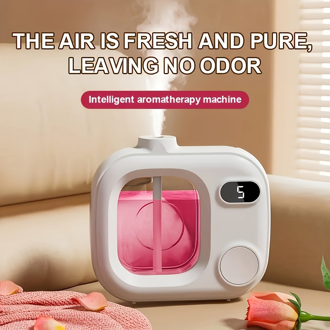 usb rechargeable aromatherapy diffuser wall mounted desktop essential oil humidifier with display 12 hour   large mist output suitable for home car and bathroom freshener deodorizer abs material gift for   Product details 3