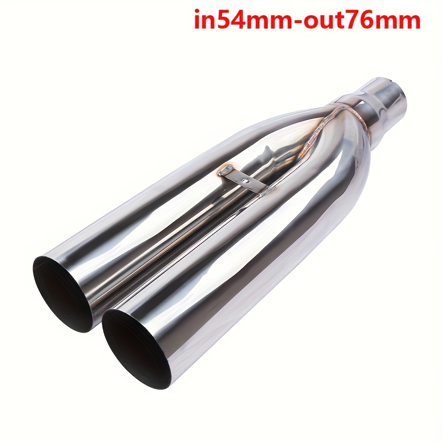 Muffler Tip Black 3 Inch Inlet LCGP 3" Inlet Exhaust Tip 5" Outlet 12" Overall Length, 3x5x12inch, Stainless Steel, Black Powder Coated Exhaust Tailpipe In Arabia | Whizz Exhaust Pipes &amp; Tips