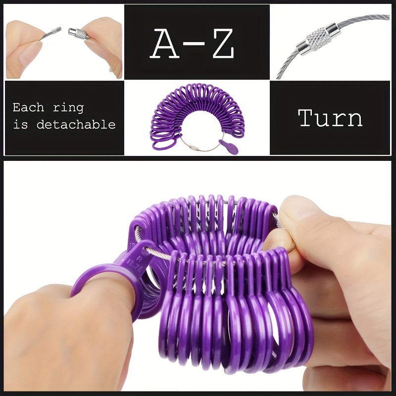 4pcs Measuring Tool Set for Ring Sizes