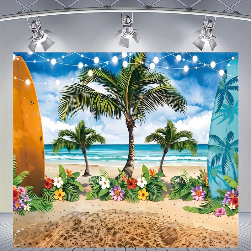 Beach Paradise Backdrop: Perfect Parties Events Photo Booths - Temu ...