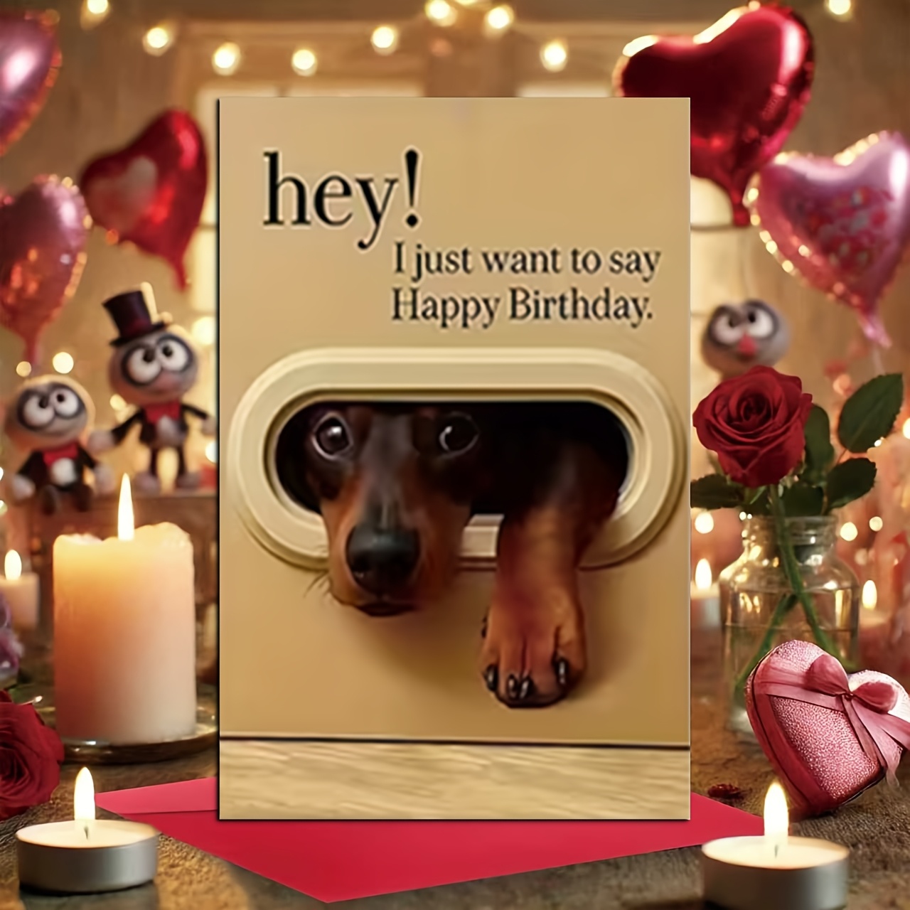 A Humorous Animal-Themed Birthday Card (With Envelope), Featuring Cute Pet Designs, Specifically Made for Dog Lovers, Suitable for Birthdays, Thank You Notes, Christmas, And Everyday Gifting Occasions! - Image 6
