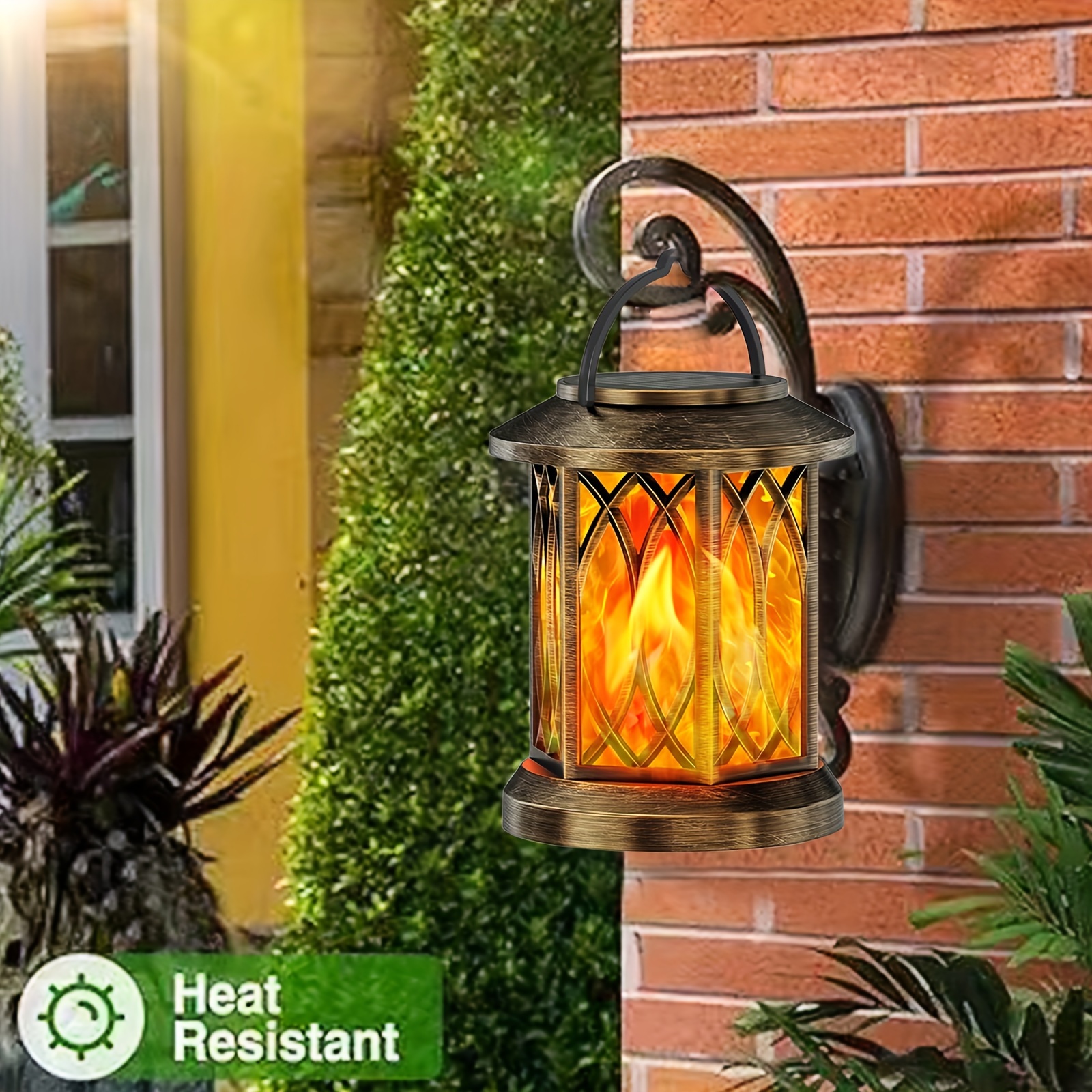 Lot De 2 Boîtes à Piles Pour Lampes Solaires - Rechargeable AA, LED Blanche - Pièces De Rechange Jardin