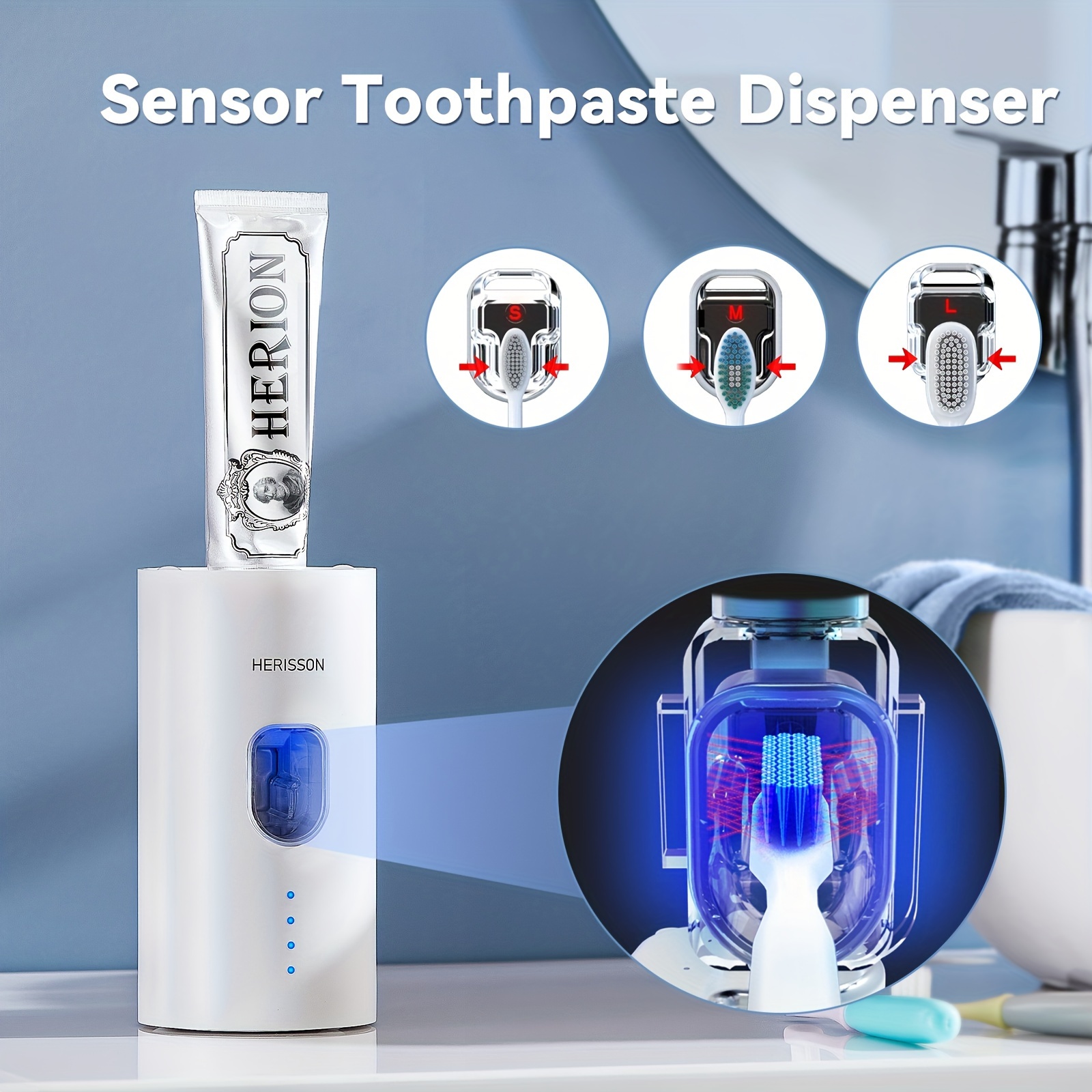 Dispensador Automatico De Pasta De Dientes - Temu