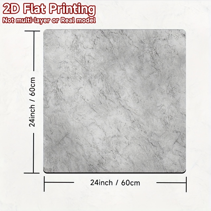TEMU 1pc Washing Machine Mat - Modern Laundry Room Decor, Non-slip Washer Protector With , Compatible With Front-load Washers For Kitchen, Bathroom,
