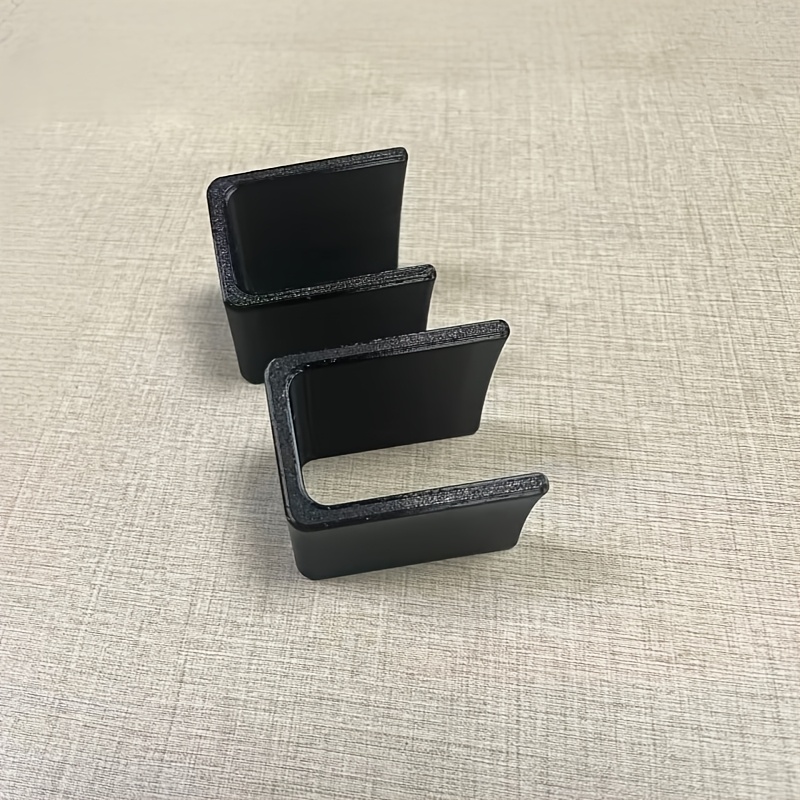 TEMU 1/2 piezas/Hebillas de fijación para esterilla de yoga negras - Organizador de esterilla de fitness para el hogar, clip de fijación para