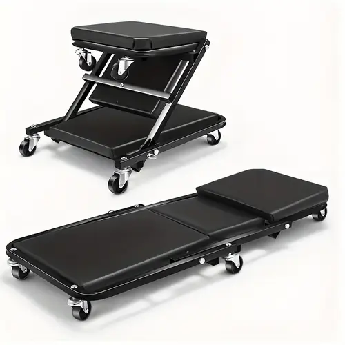 home decoration repair lift workbench increase height for easy operation and maintenance 6 2 5 inch wheels and safety rear seat protection for indoor maintenance material transportation home decoration painting