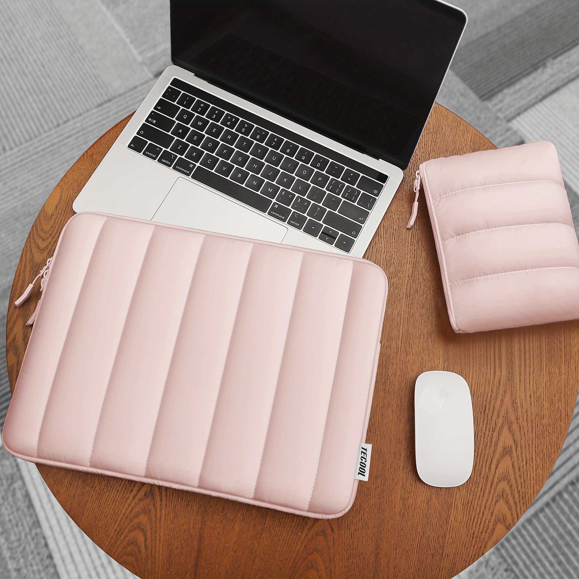puffy laptop sleeve bag compatible pro 13 14 Temu Greece