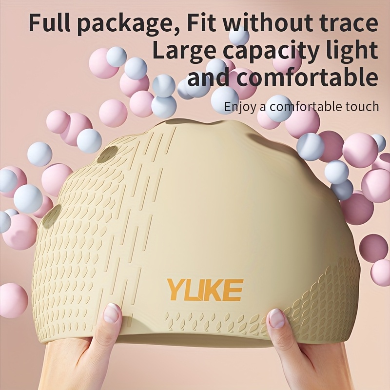 waterproof silicone swim cap adults comfortable non Temu United