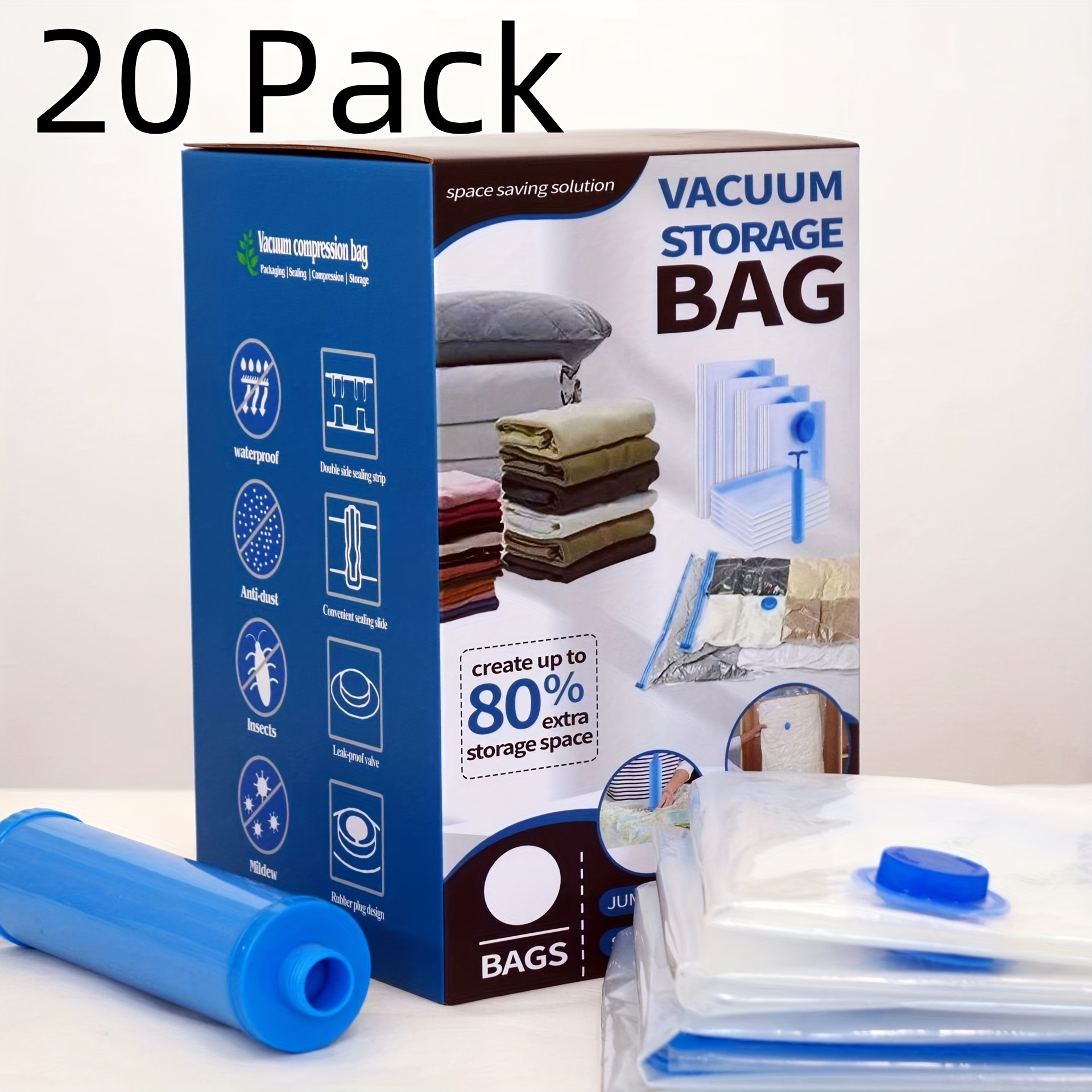

20-piece Vacuum Bag Bag Clothing Storage Bag Vacuum Storage Bag With Hand Pump
