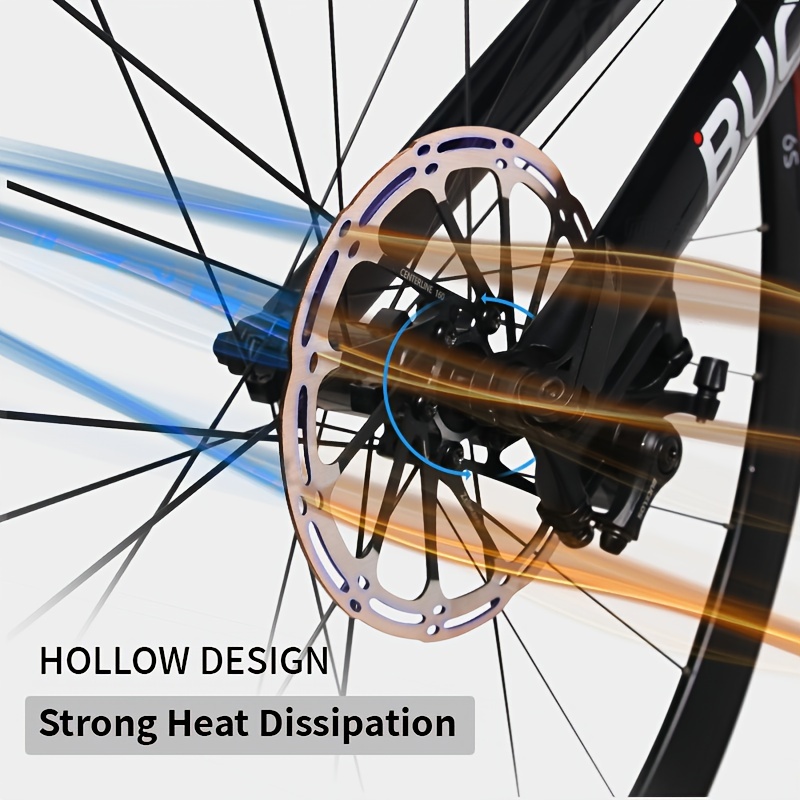 Rotor De Frein à Disque Vélo 140mm – 3 Trous En Acier, Anti-Rouille, Pour Route Et VTT