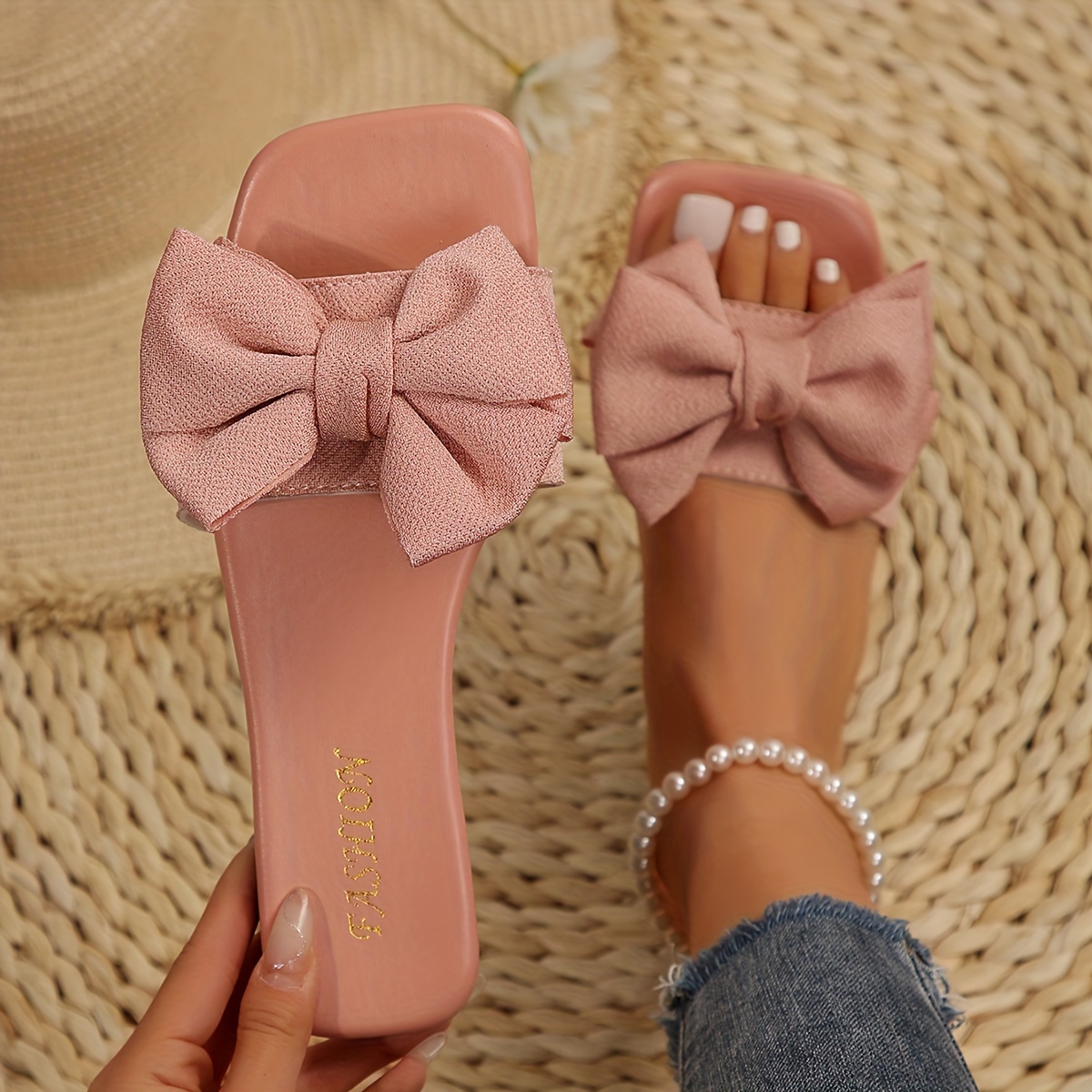 women's summer fashion flat sandals comfortable open toe - Temu