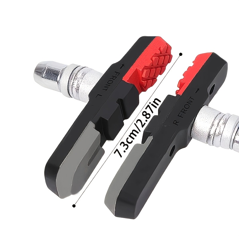 A Pair Of Mountain Bike Brake Pads - Semi-metallic High-grade Brake Pads - Universal Model, All-black 3-color Brake Pads