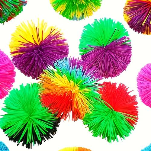 cottibe sensory play set squash ball elastic balls colorful single balls and soft balls perfect birthday gift for children christmas halloween party supplies