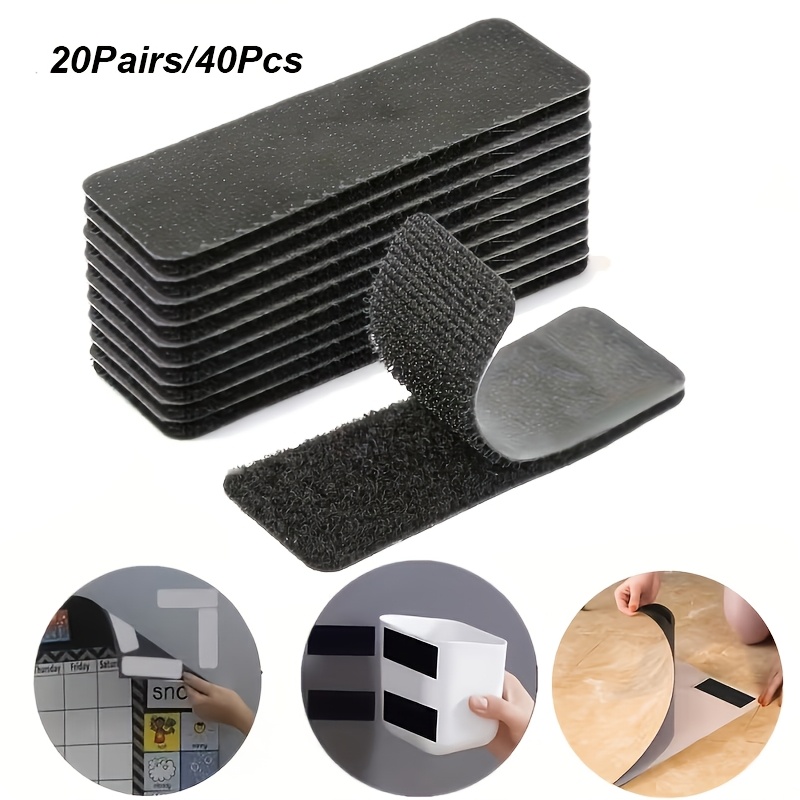 5/20 Pairs Of Adhesive Pads Car Foot Mat Fixing Stickers With Strong Traceless Anti-slip Car Accessory