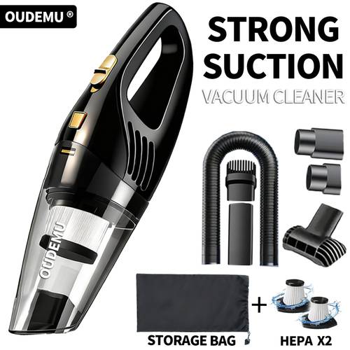 car vacuum cleaner handheld vacuum cleaner with 4500pa super strong suction 1800mah large capacity with five matching accessories for car interior care home and pet cleaning accessories for women color girly car stuff gift