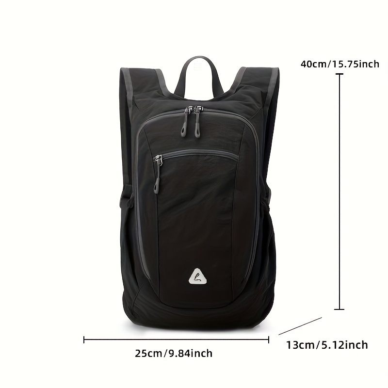 TEMU Lightweight Foldable Backpack, Portable Packable Travel Daypack, Athletic Sports Bag For Hiking Cycling Fitness, Unisex Casual Small Rucksack