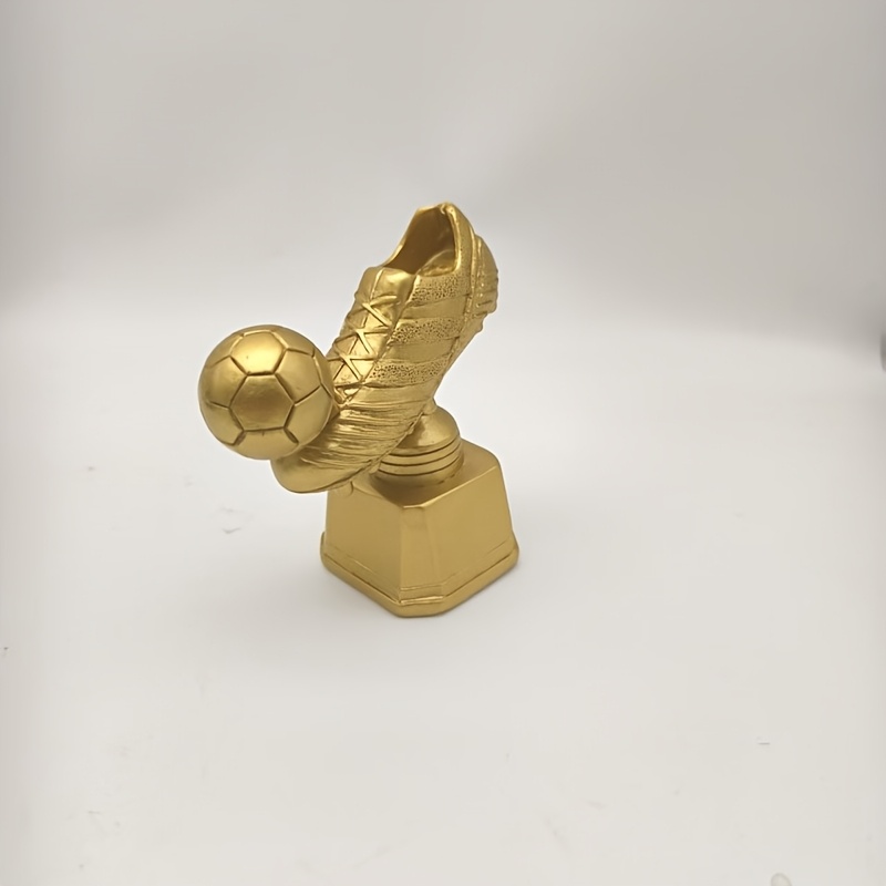 TEMU Soccer Event 2026 - Trophy Statue Ornaments, Resin Handicraft Ornaments, Art Ornaments, Hand-painted, Home And Office Decoration, Sports Theme