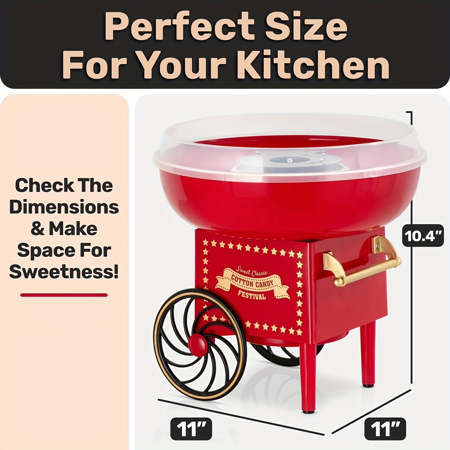 cotton candy machine kit cotton with comprehensive user ideal for parties fun gatherings details 0