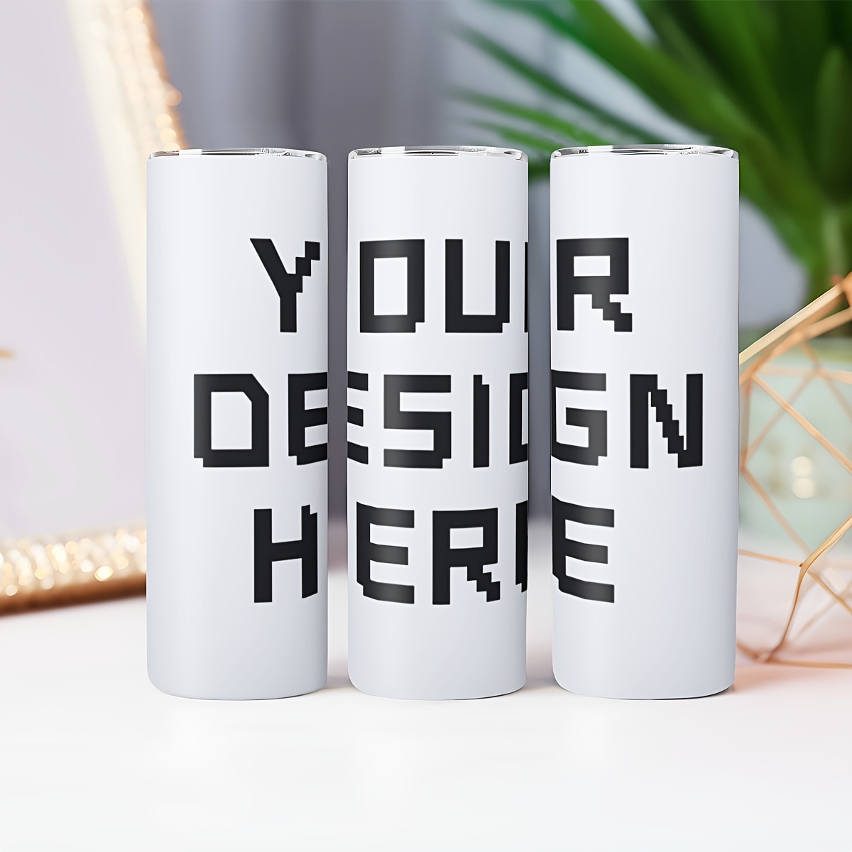 TEMU Personalized Engravable 20oz Stainless Steel Water /tumbler With Leakproof Lid - Custom Name/text/date/, Dishwasher Reusable Oval Travel Cup