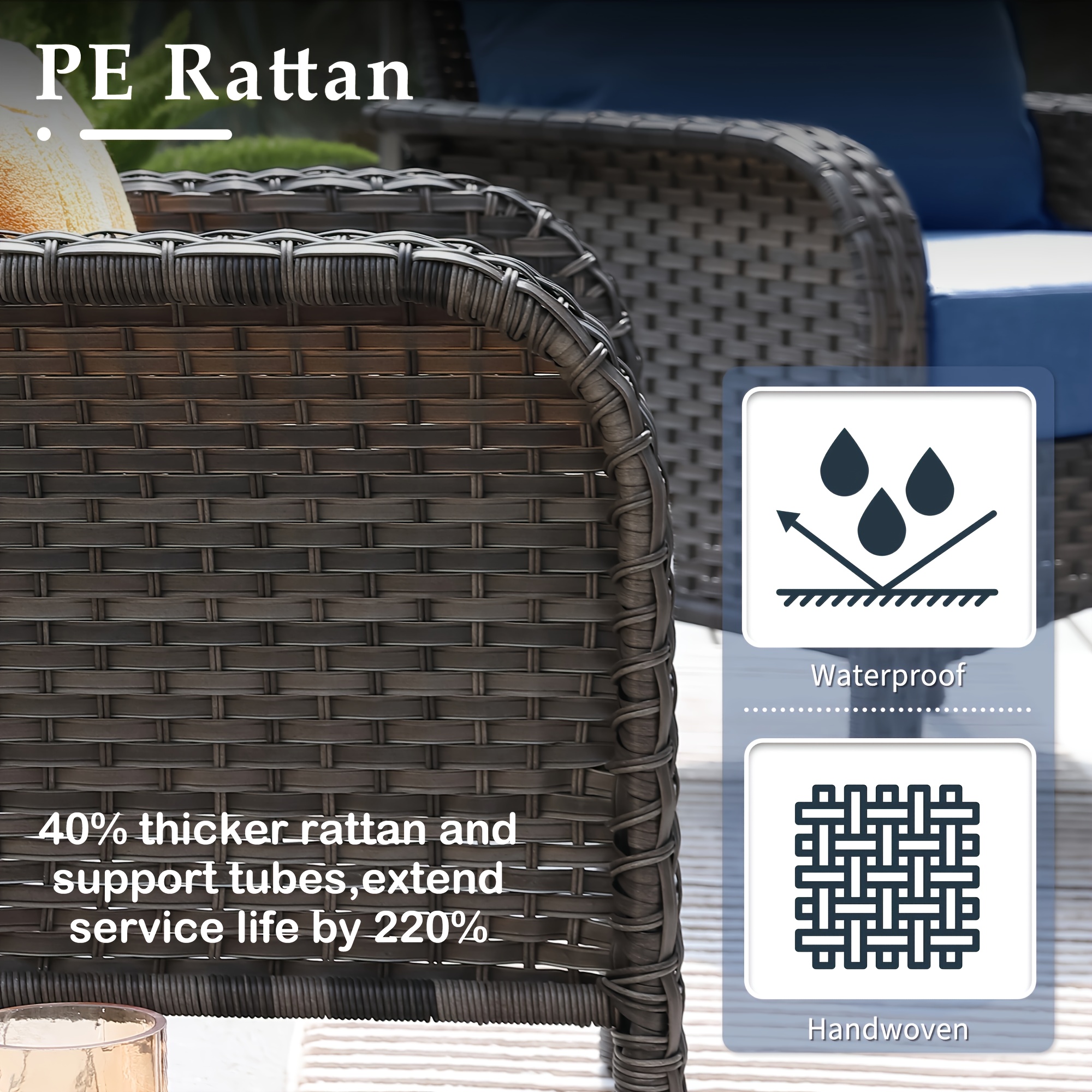 All-Weather Wicker Patio Chairs