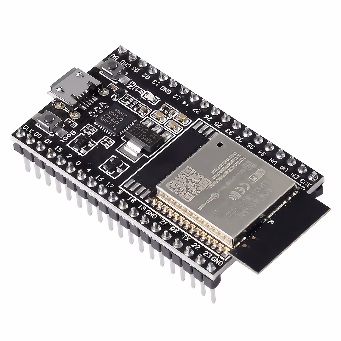 לוח פיתוח esp32 עם מודול דו-ליבתי -32d, לוח מיקרו usb חסכוני באנרגיה תואם ל-iot, רובוטיקה, אוטומציה - ללא צורך בהרכבה, מוכן לשימוש פרטי מוצר 4