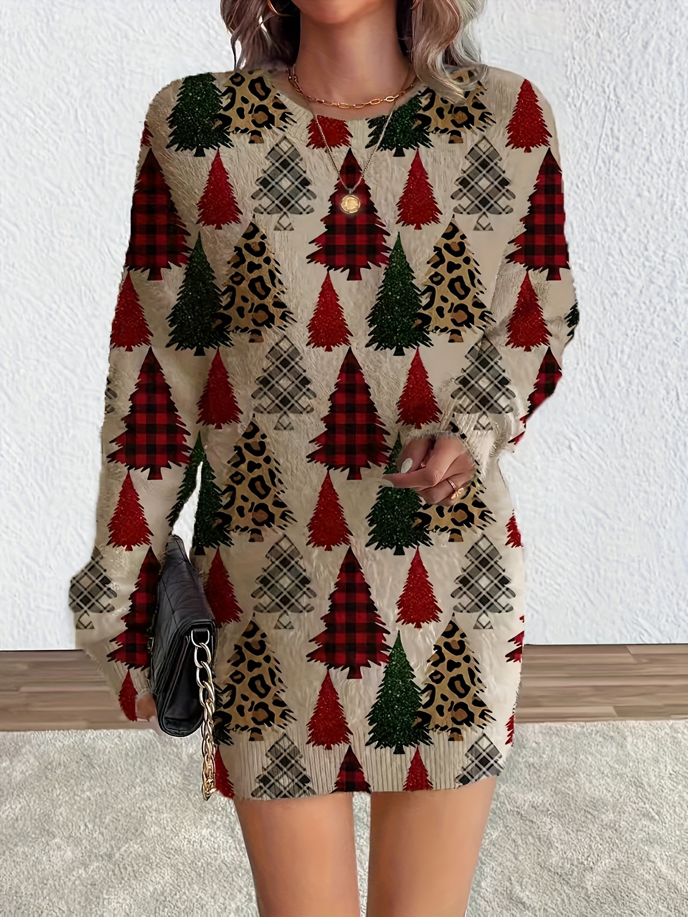 plus size plus size autumn round neck - Temu Bahrain
