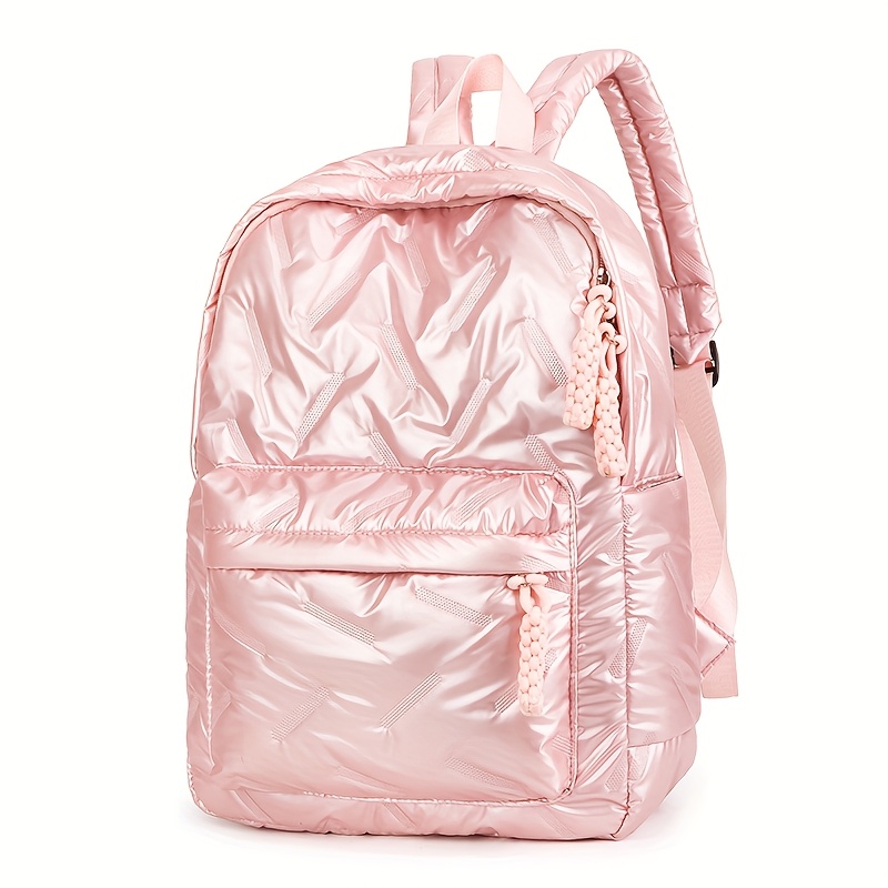 TEMU Women's Shoulder Backpack Lightweight Nylon Material Commuter Bag Preferred Style